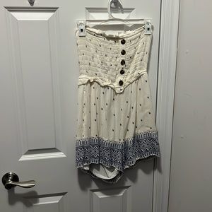 women’s size medium american eagle strapless romper